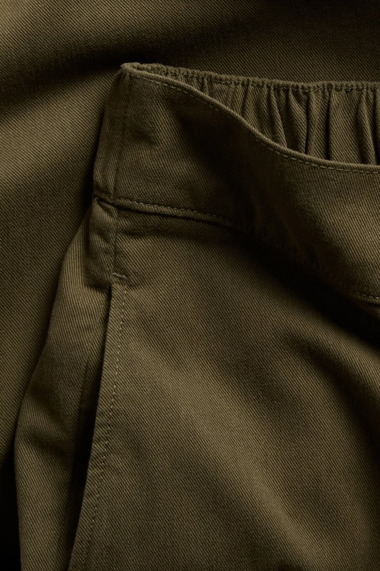 Pull-on bukser wide fit