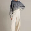Pull-on bukser wide fit | Lys beige | Dame | Kappahl