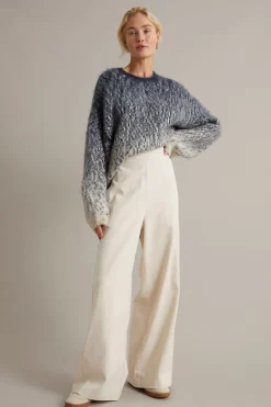 Pull-on bukser wide fit | Lys beige | Dame | Kappahl