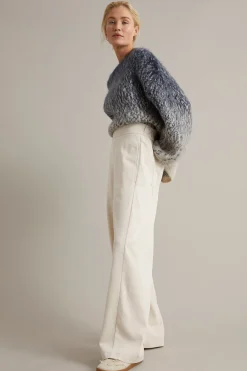 Pull-on bukser wide fit | Lys beige | Dame | Kappahl