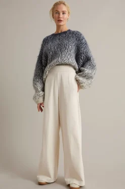 Pull-on bukser wide fit | Lys beige | Dame | Kappahl