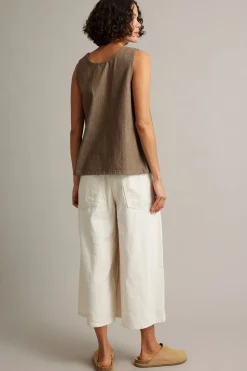 Pull-on-jeans i culotte-modell