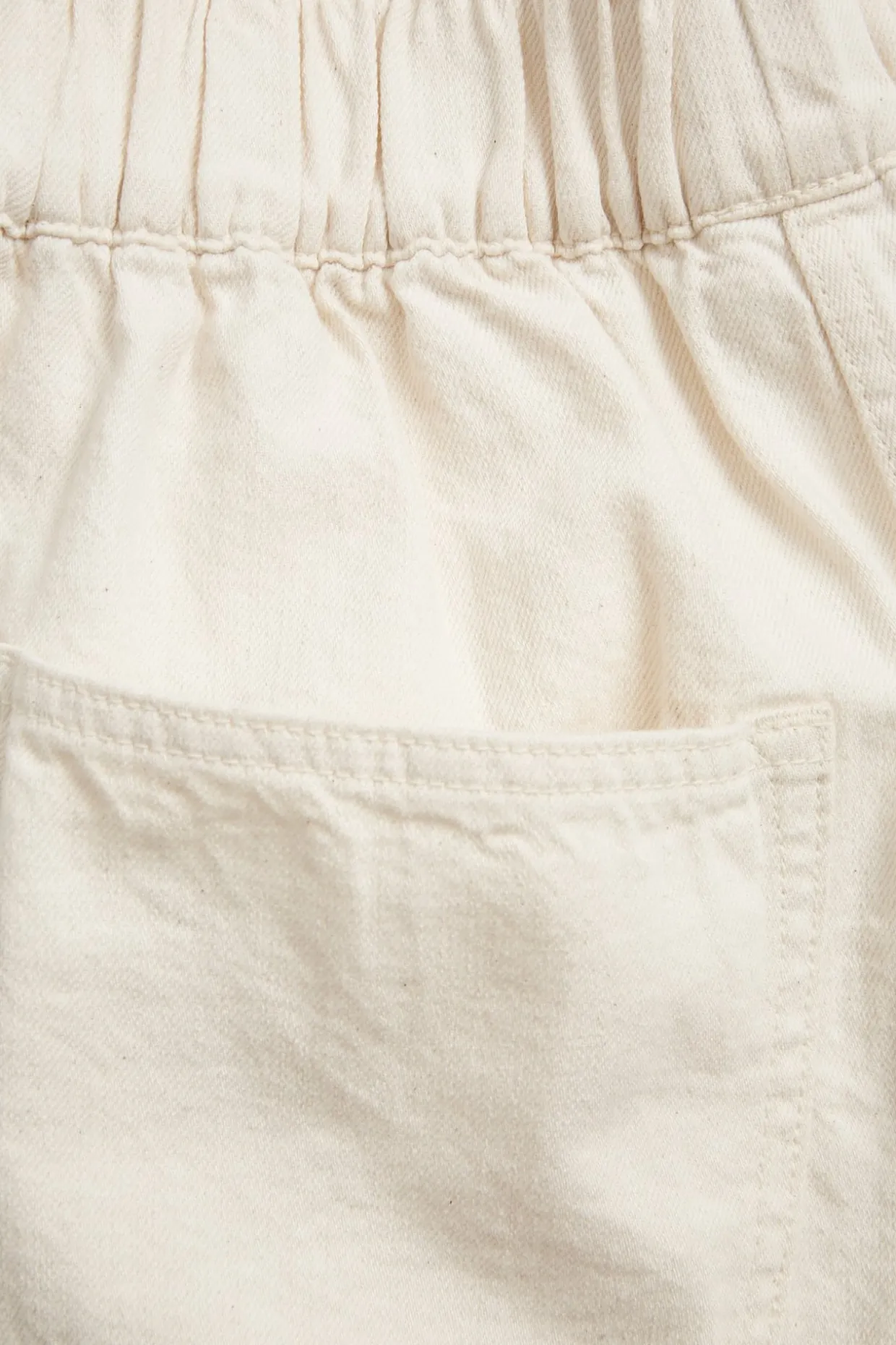 Pull-on-jeans i culotte-modell