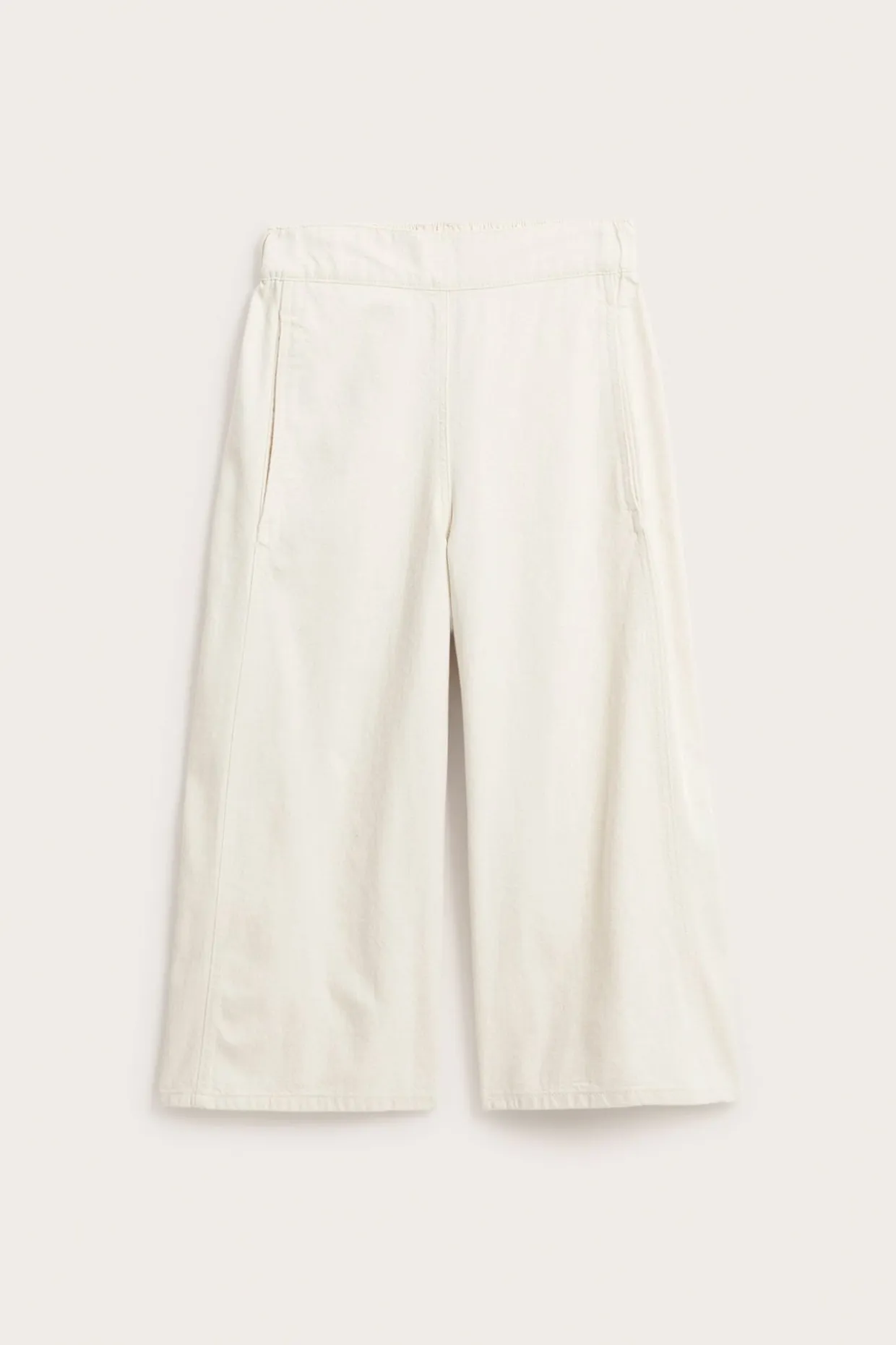 Pull-on-jeans i culotte-modell