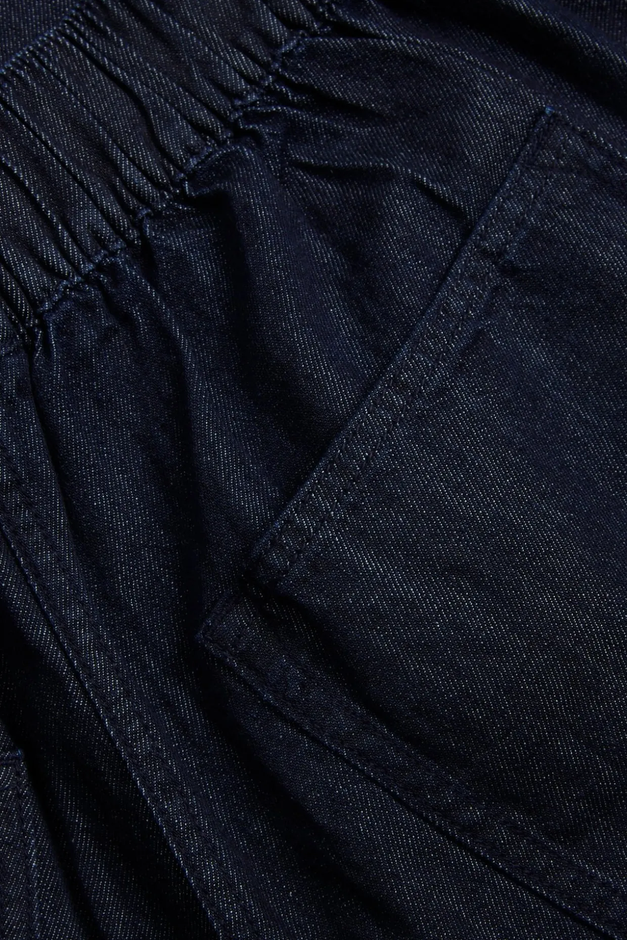 Pull-on-jeans i culotte-modell
