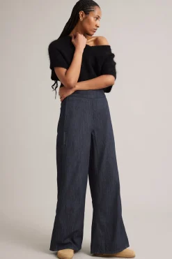 Pull-on jeans wide fit