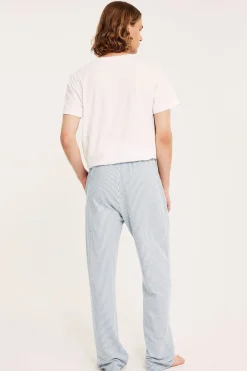Pyjamasbukse i seersucker