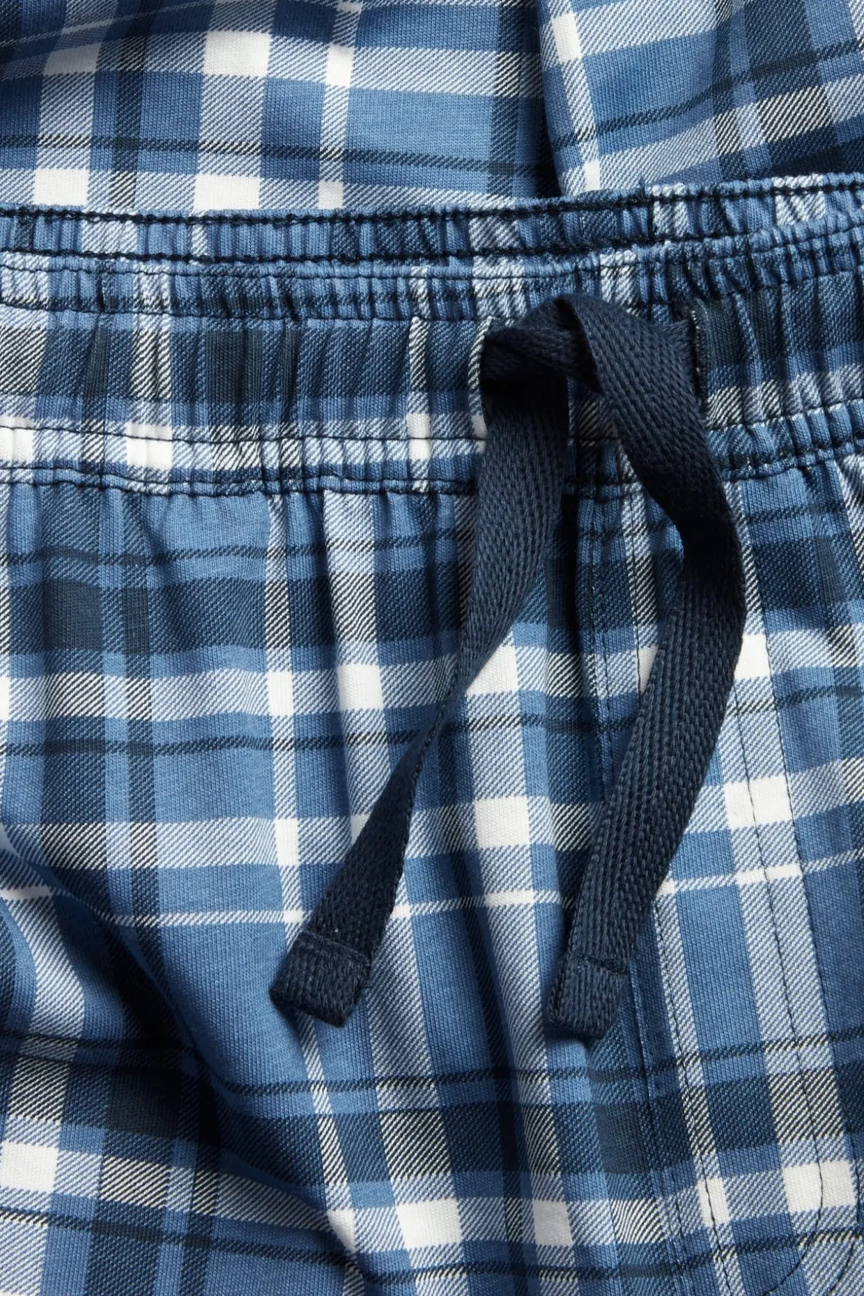 Pyjamasbukser i rutete jersey