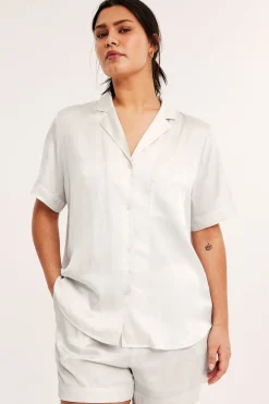 Pyjamasett i viskoseblanding