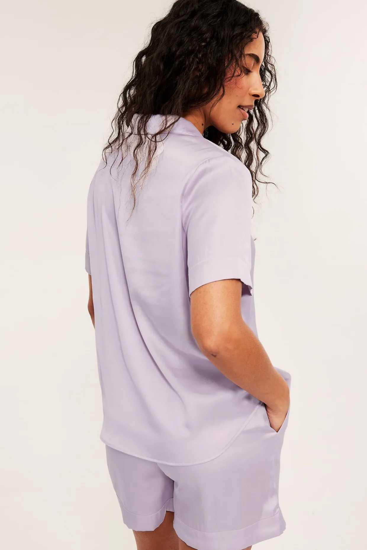 Pyjamasett i viskoseblanding