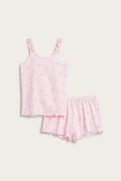 Pyjamasett med jordbær