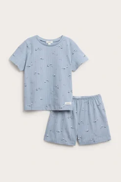 Pyjamasett med seilbåter