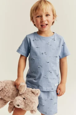 Pyjamasett med seilbåter