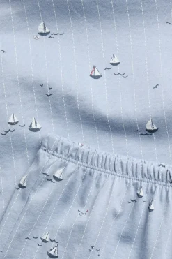 Pyjamasett med seilbåter