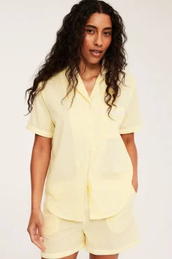 Pyjamas i bomullspoplin