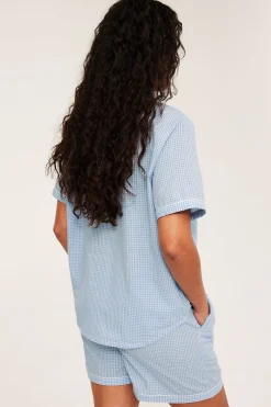 Pyjamas i bomullspoplin