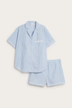 Pyjamas i bomullspoplin