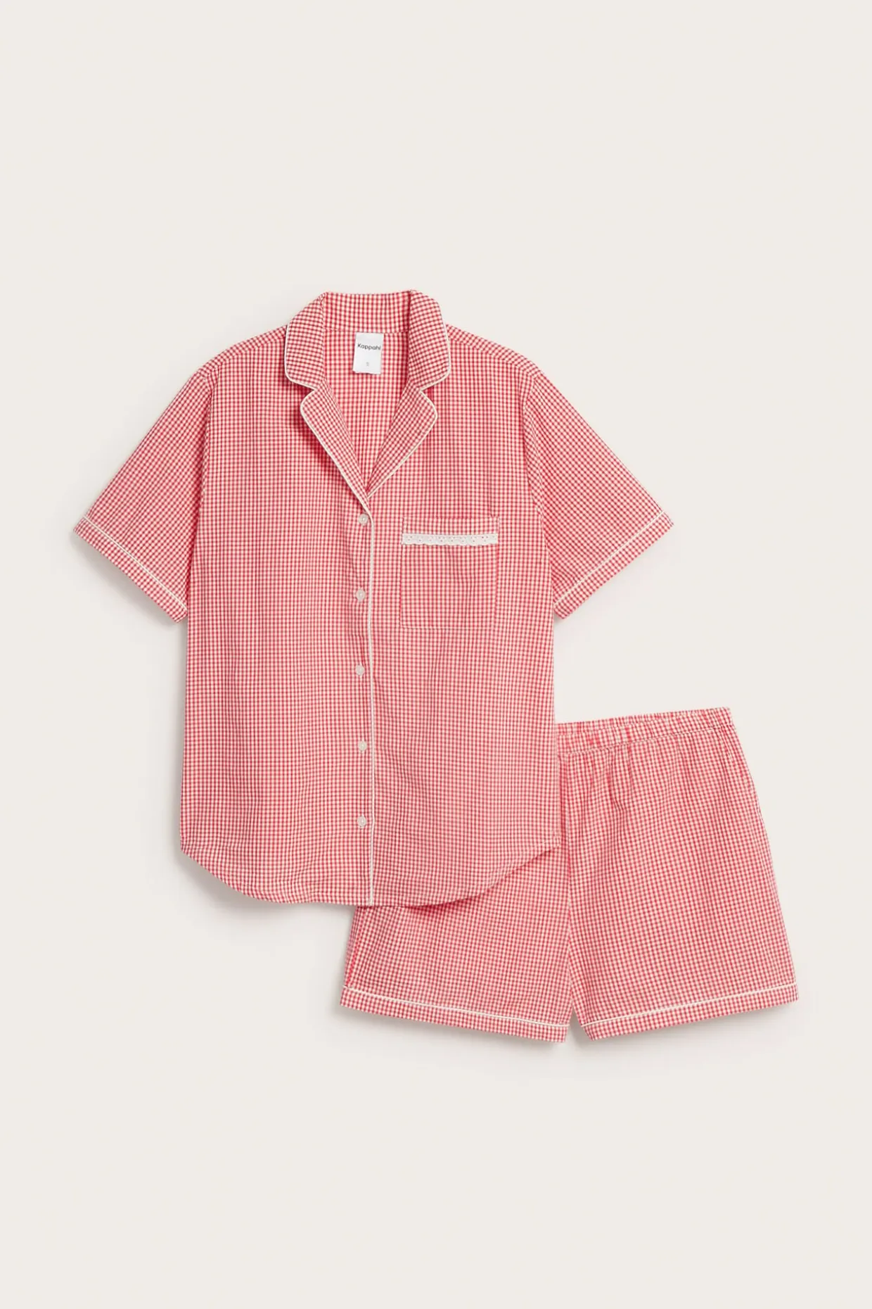 Pyjamas i bomullspoplin