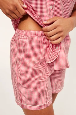 Pyjamas i bomullspoplin