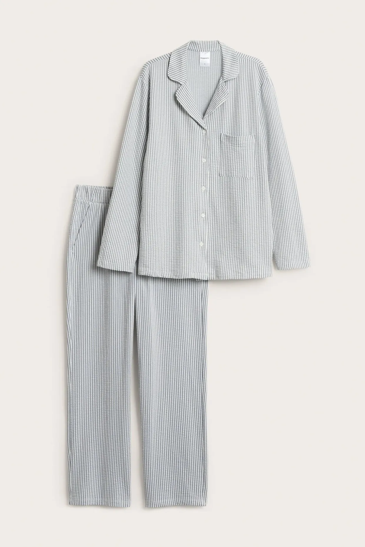 Pyjamas i seersucker