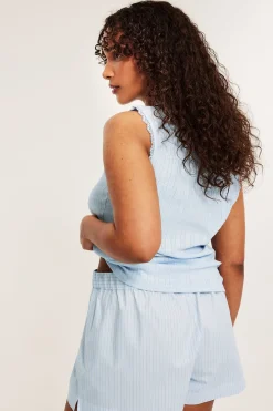 Pyjamaslinne i pointelle