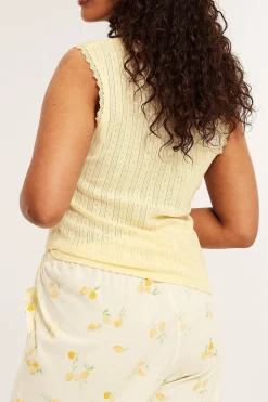 Pyjamaslinne i pointelle