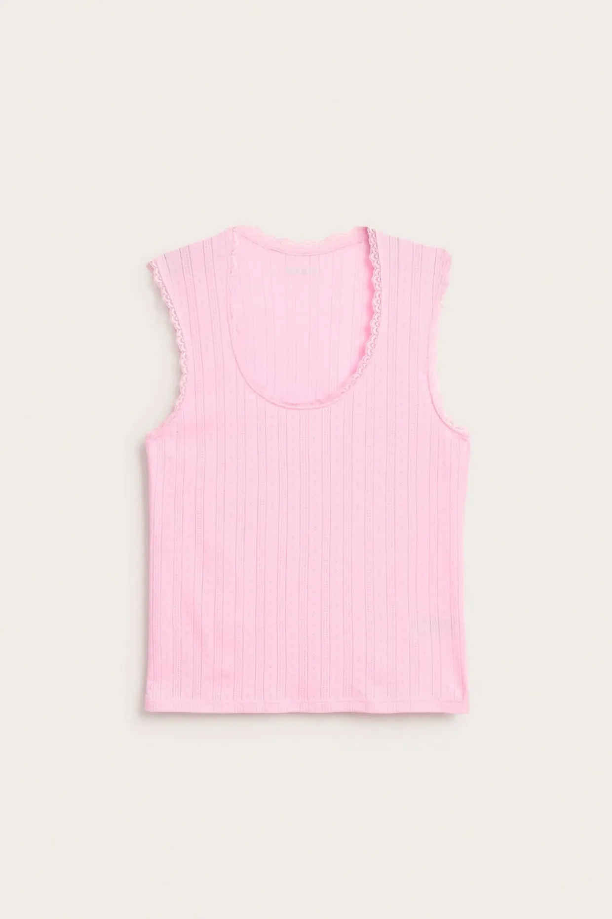 Pyjamaslinne i pointelle