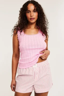 Pyjamaslinne i pointelle