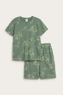 Pyjamas med gamingmotiv