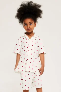 Pyjamas med hjerter for barn