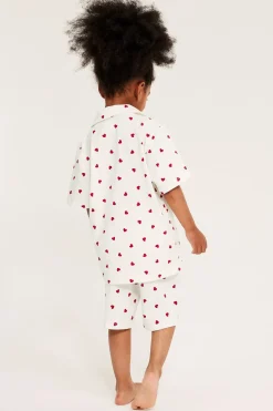 Pyjamas med hjerter for barn