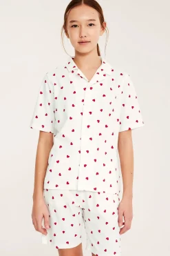Pyjamas med hjerter for barn