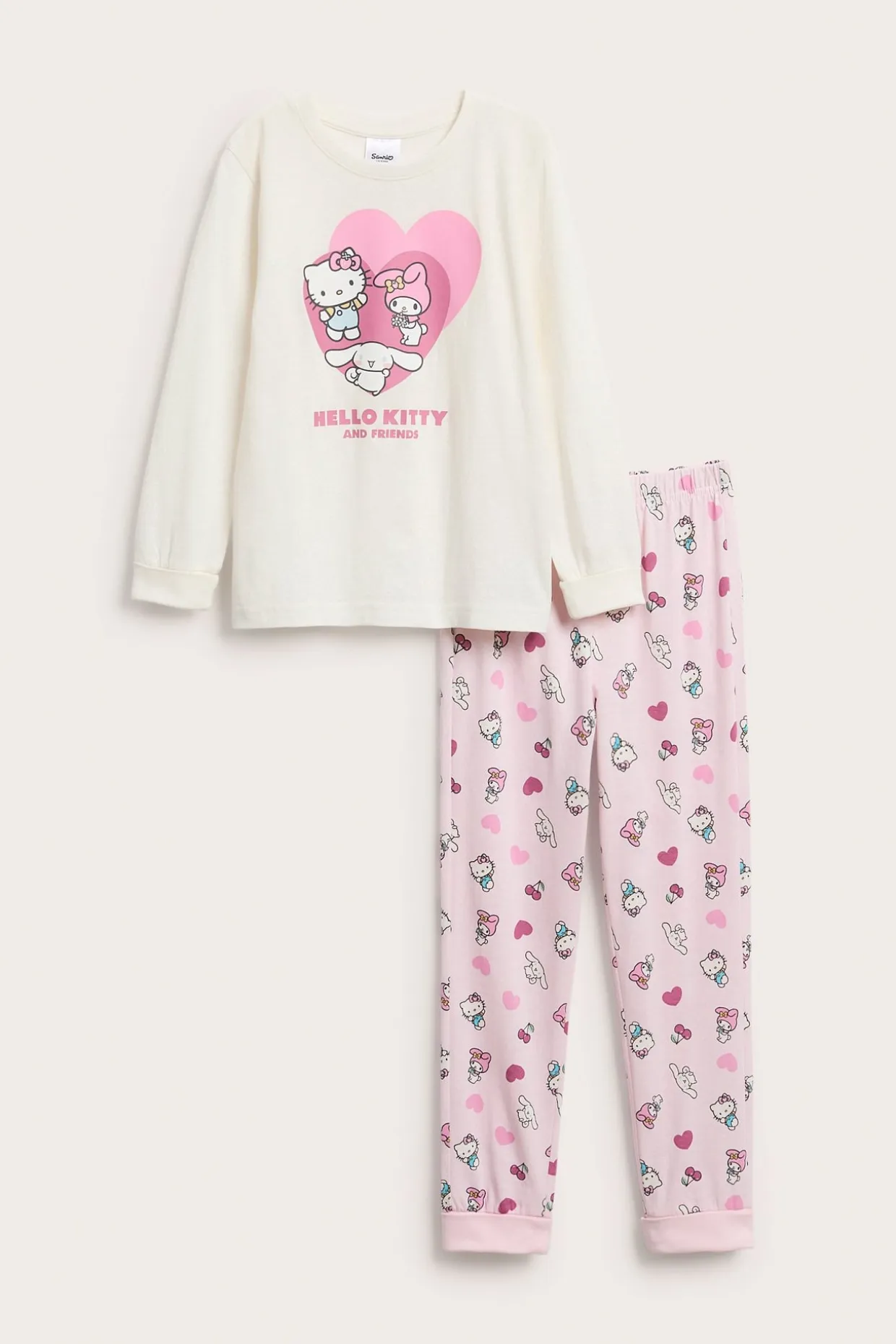 Pyjamas med lange ermer med Hello Kitty