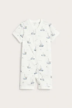 Pyjamas med seilbåter
