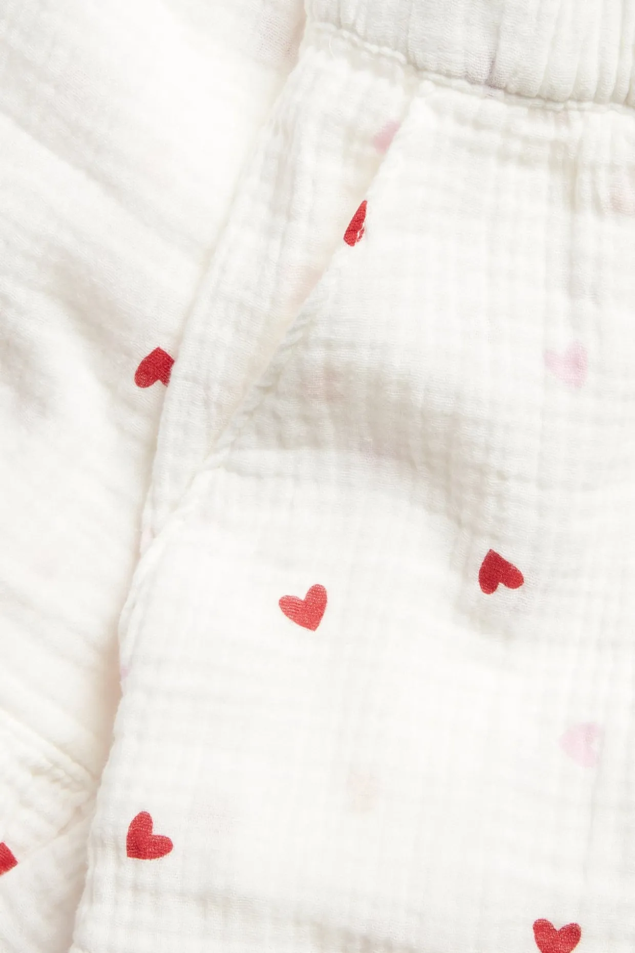 Pyjamasshorts i musselin