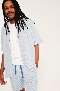 Pyjamasshorts i seersucker