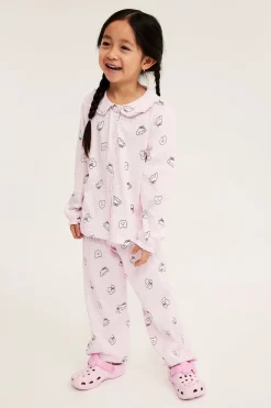Pyjamasskjorte i bomull