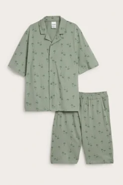 Pyjamasskjorte i bomull