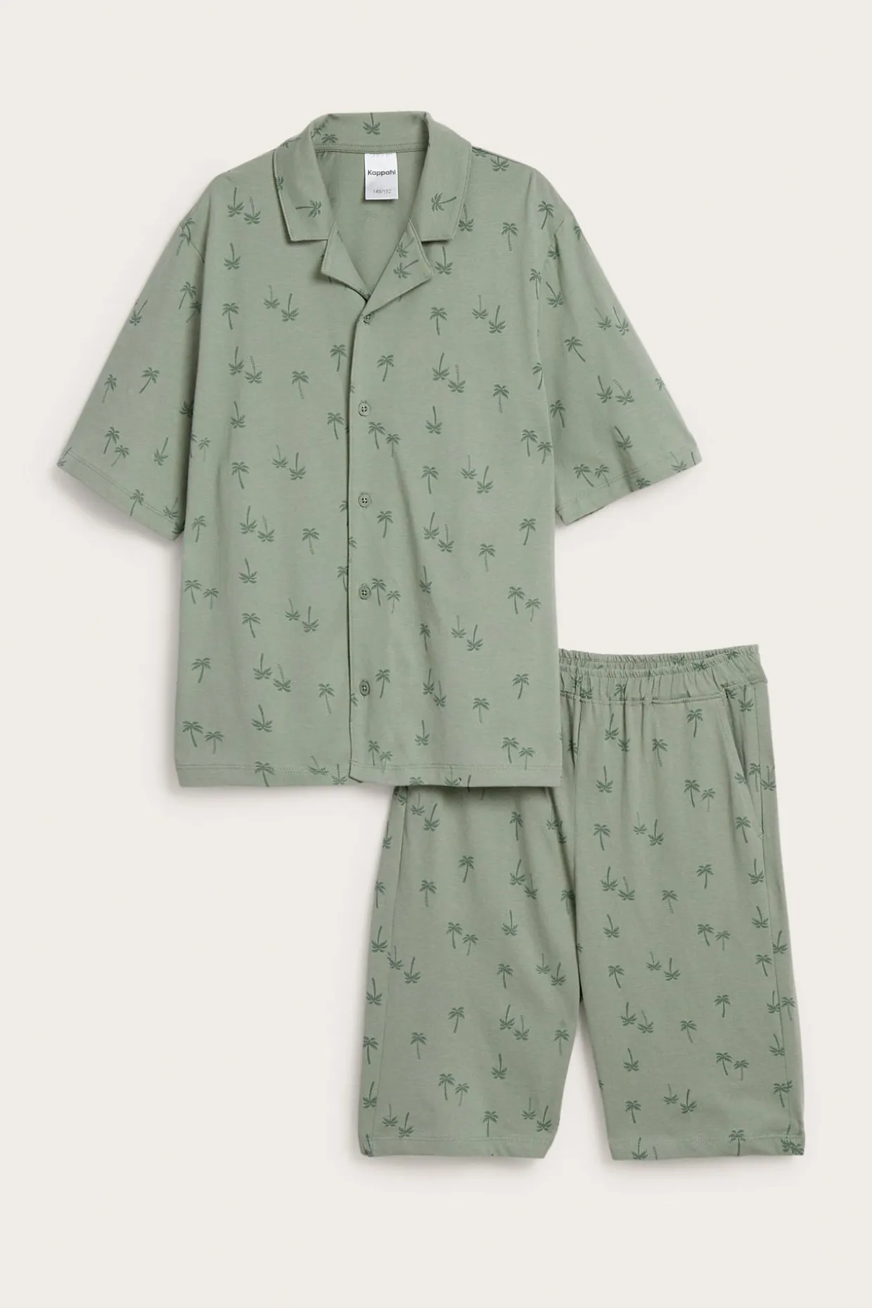 Pyjamasskjorte i bomull