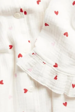 Pyjamasskjorte i musselin