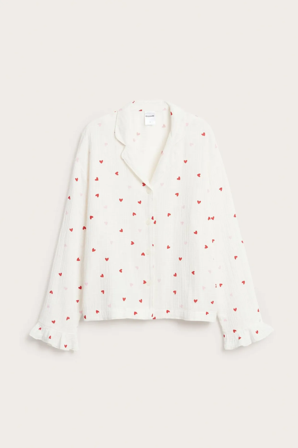 Pyjamasskjorte i musselin
