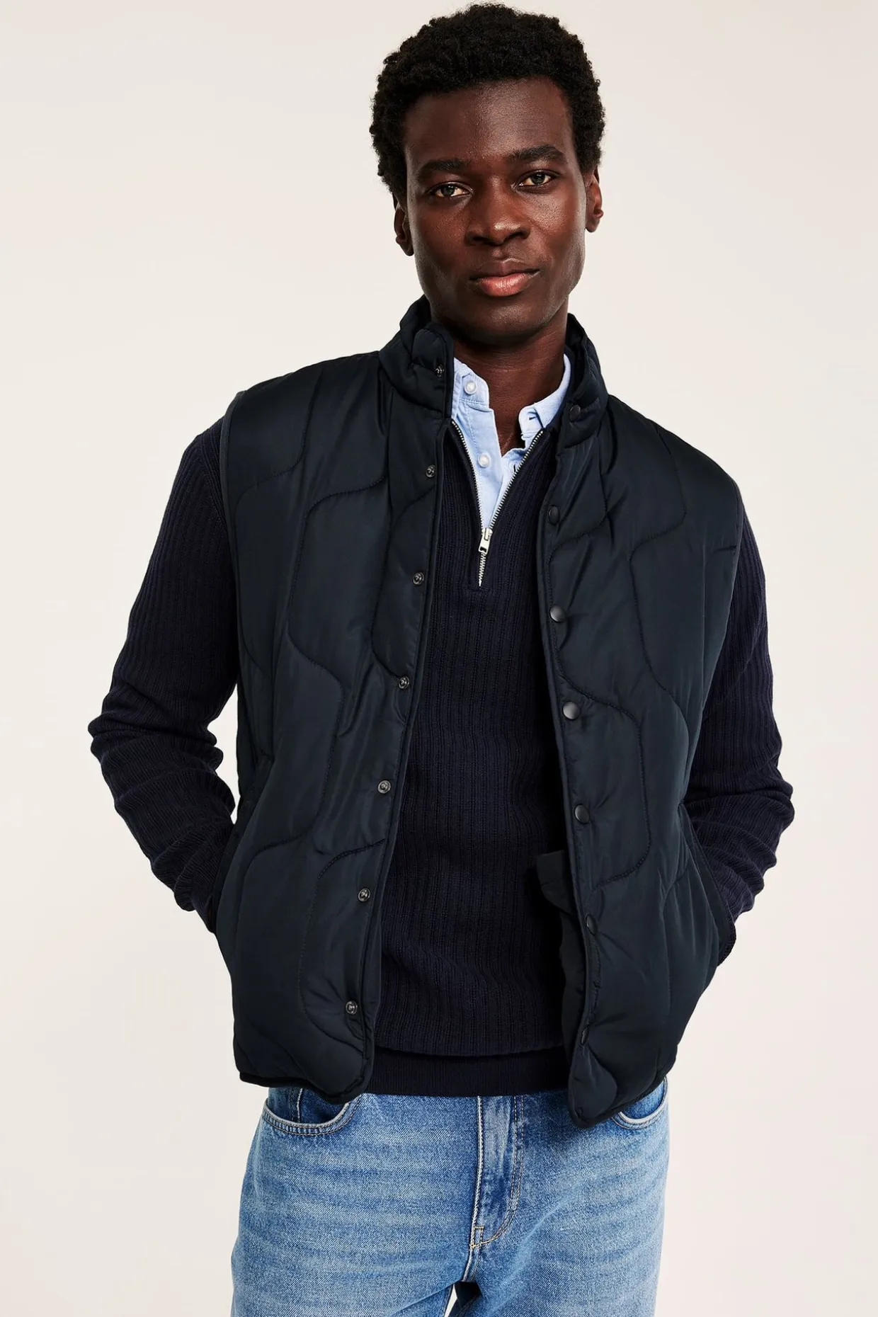 Quiltet vest