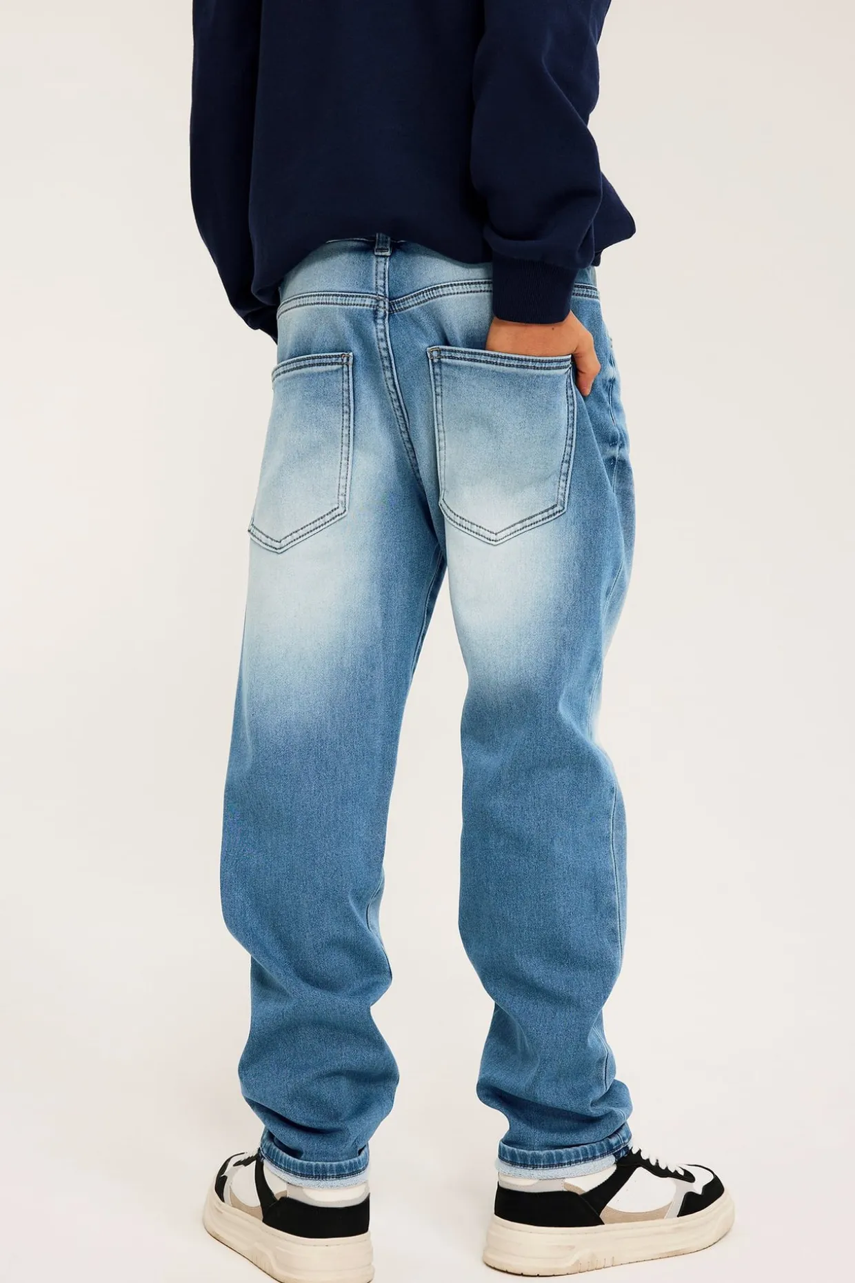 Relaxed jeans jogger denim