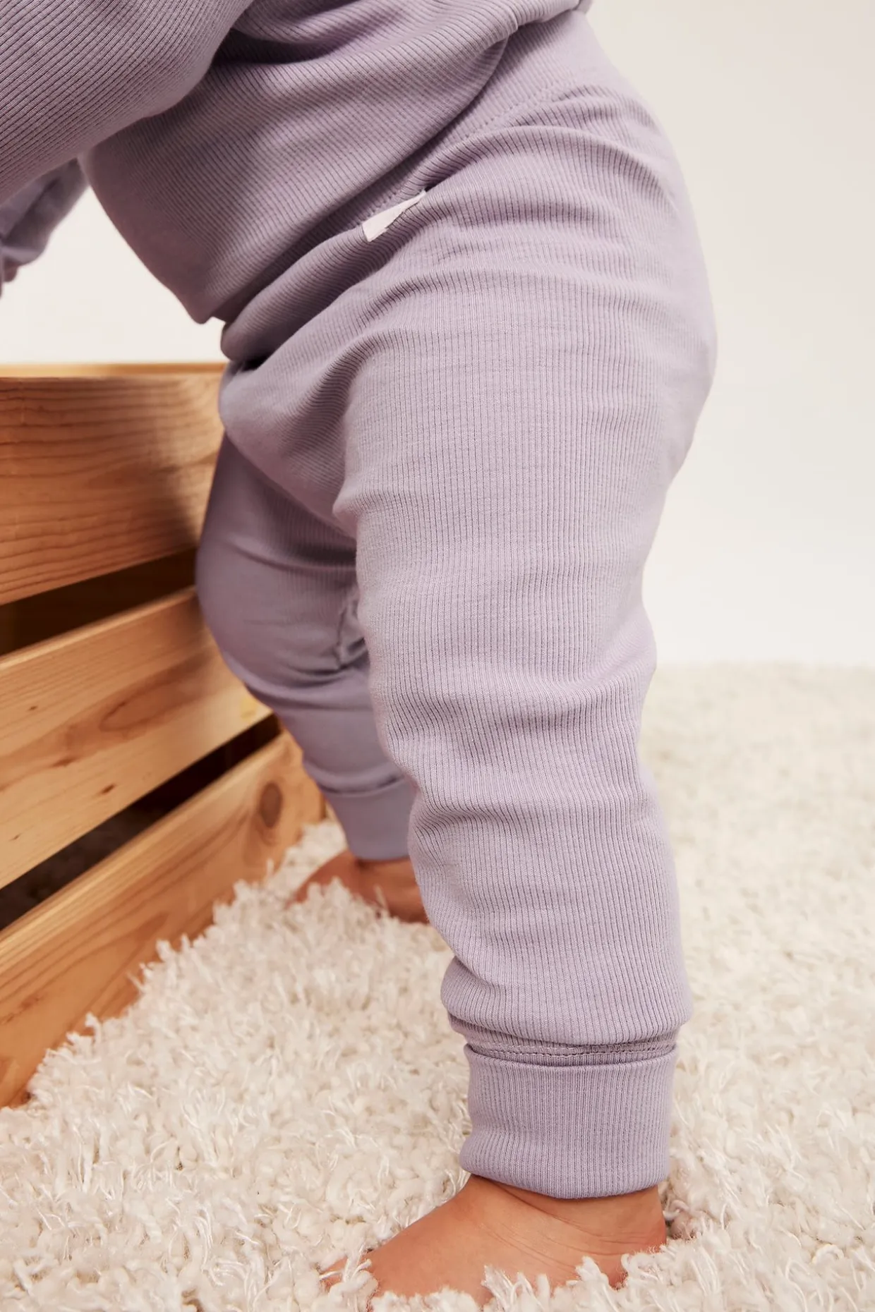 Ribbede leggings
