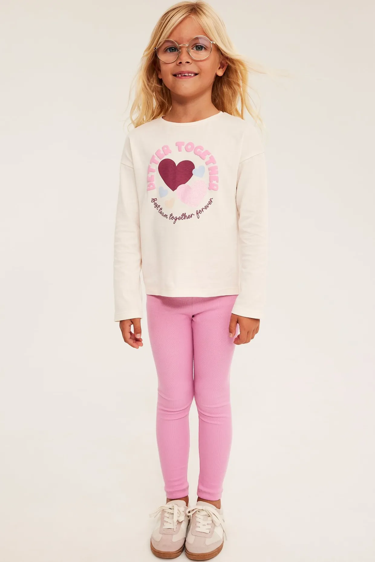 Ribbede leggings