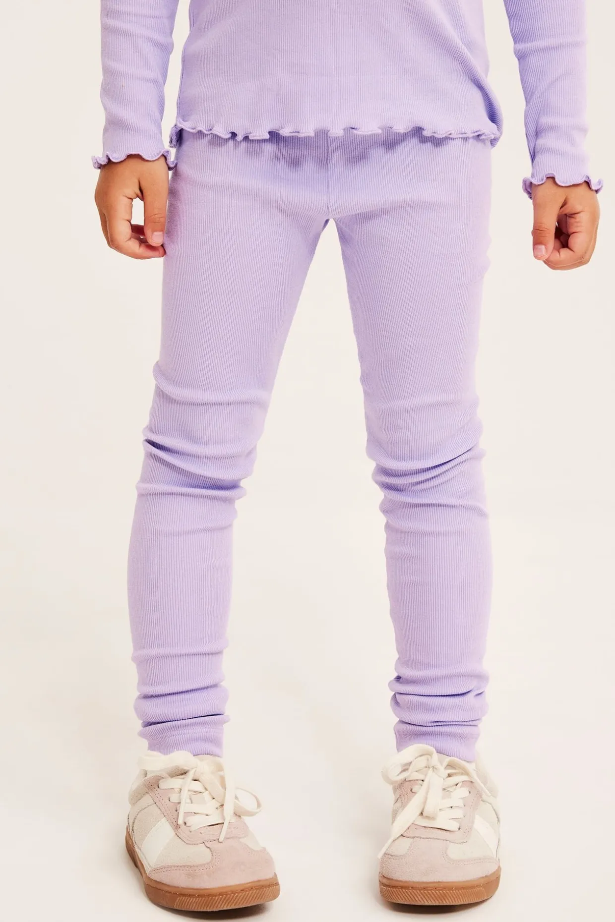 Ribbede leggings