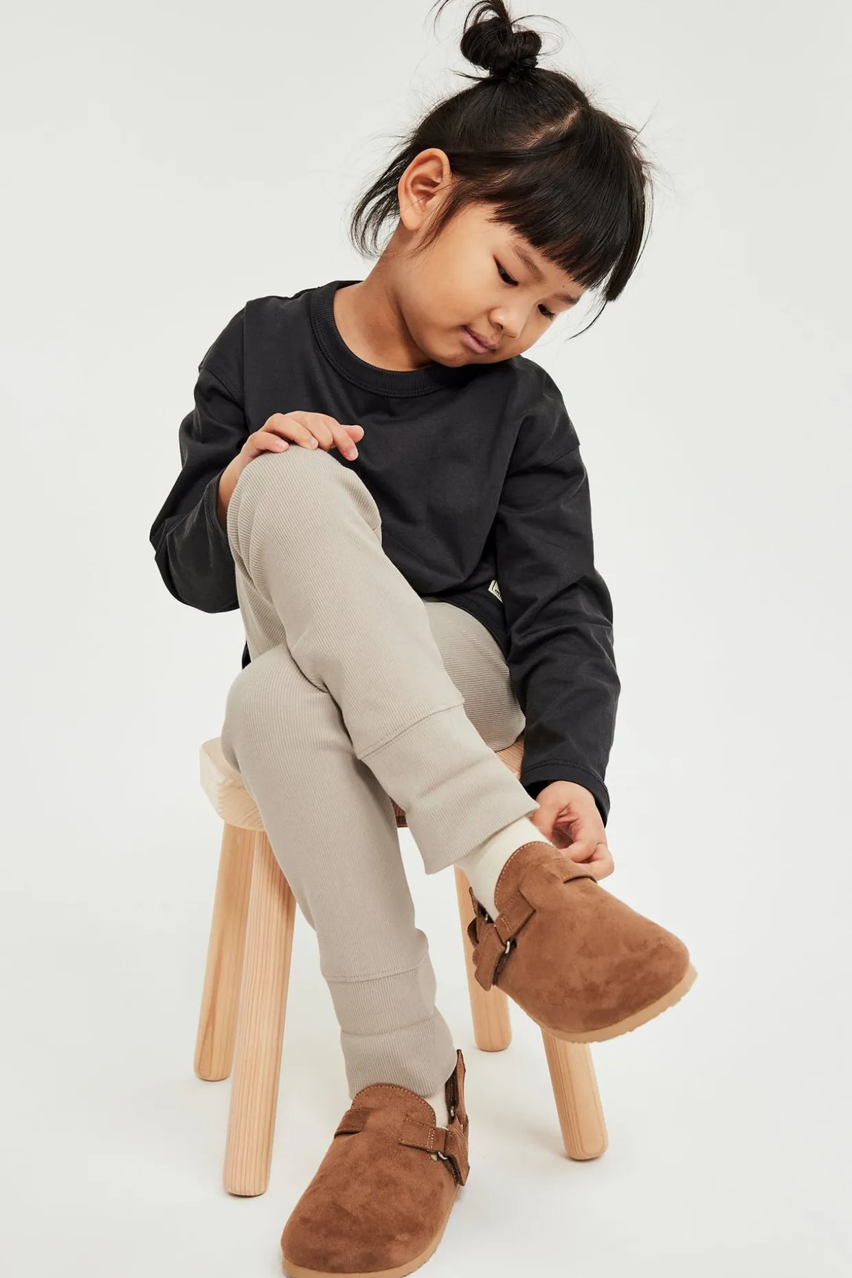Ribbede leggings