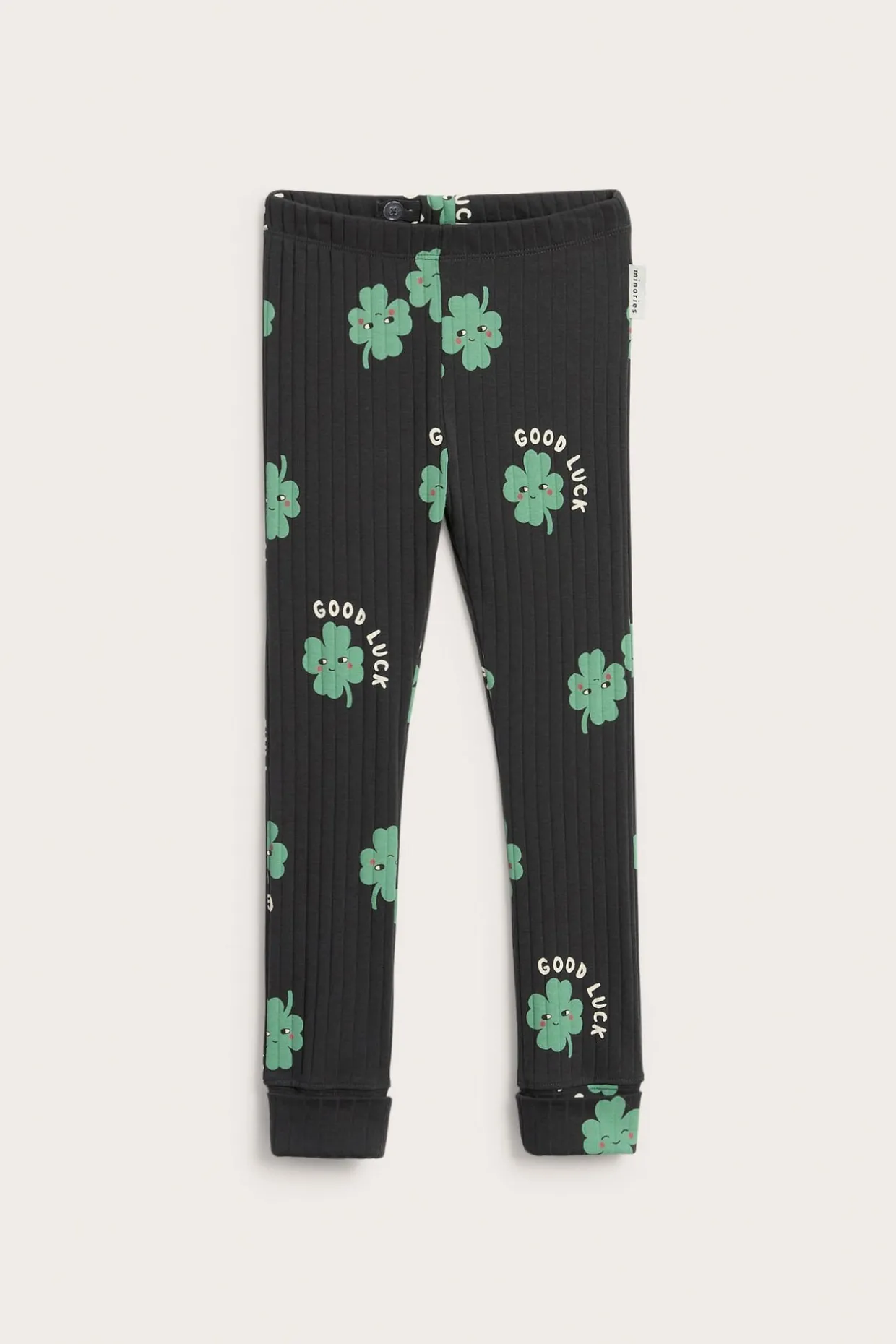 Ribbede leggings
