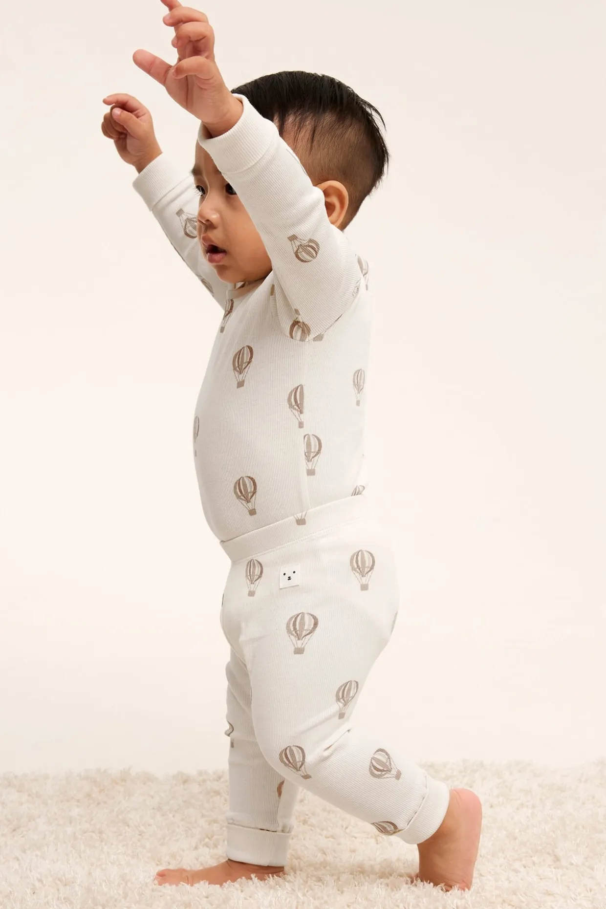 Ribbede leggings