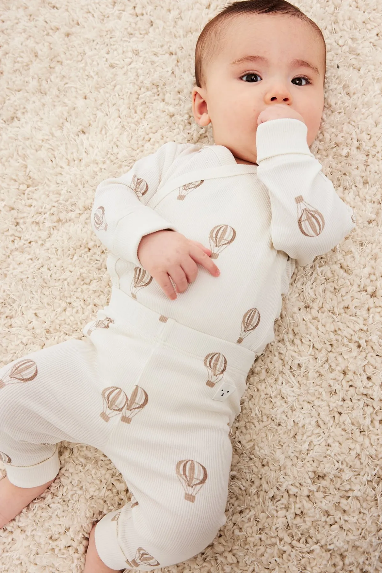 Ribbede leggings